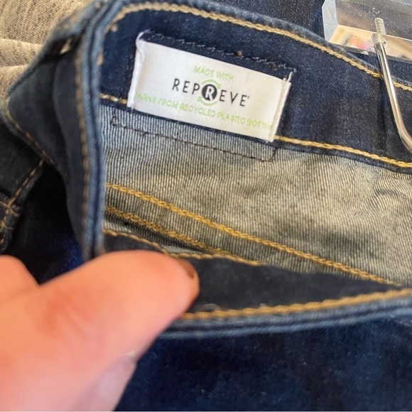 NWT Calvin Klein Repreve High Waist Boot Cut blue jeans plus size 16W - Picture 3 of 10